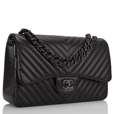 chanel so black bag|large Black Chanel handbag.